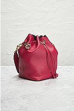 FWRD Renew Fendi Mon Tresor Bucket Bag in Red, view 4, click to view large image.