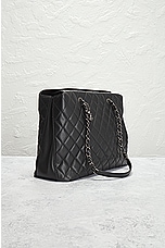 FWRD Renew Chanel Caviar Cambon Tote Bag in Black, view 4, click to view large image.