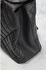FWRD Renew Chanel Cambon Quilted Caviar Tote Bag in Black, view 5, click to view large image.