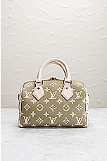 FWRD Renew Louis Vuitton Speedy Bandouliere 20 Handbag in Sage, view 3, click to view large image.