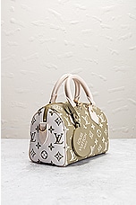 FWRD Renew Louis Vuitton Speedy Bandouliere 20 Handbag in Sage, view 4, click to view large image.