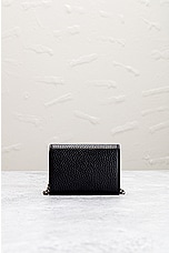FWRD Renew Gucci Leather Dionysus Chain Shoulder Bag in Black, view 3, click to view large image.