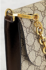 FWRD Renew Gucci Horsebit Shoulder Bag in Beige, view 8, click to view large image.