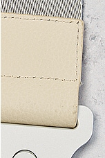 FWRD Renew Dior Leather Saddle Waist Bag in Cream, view 9, click to view large image.