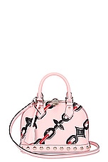 FWRD Renew Louis Vuitton Alma Handbag in Pink, view 1, click to view large image.