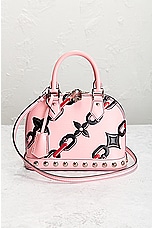 FWRD Renew Louis Vuitton Alma Handbag in Pink, view 2, click to view large image.