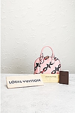 FWRD Renew Louis Vuitton Alma Handbag in Pink, view 8, click to view large image.
