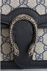 FWRD Renew Gucci GG Supreme Dionysus Shoulder Bag in Black, view 6, click to view large image.