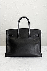 FWRD Renew Hermes Birkin 35 Handbag in Black, view 3, click to view large image.
