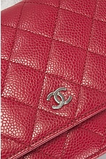 FWRD Renew Chanel Matelasse Caviar Chain Shoulder Bag in Red, view 5, click to view large image.
