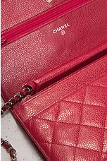 FWRD Renew Chanel Matelasse Caviar Chain Shoulder Bag in Red, view 6, click to view large image.