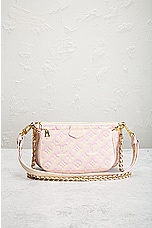 FWRD Renew Louis Vuitton Summer Stardust Pochette Accessoires Shoulder Bag in Pink, view 2, click to view large image.