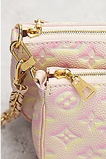 FWRD Renew Louis Vuitton Summer Stardust Pochette Accessoires Shoulder Bag in Pink, view 6, click to view large image.