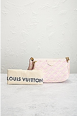 FWRD Renew Louis Vuitton Summer Stardust Pochette Accessoires Shoulder Bag in Pink, view 8, click to view large image.