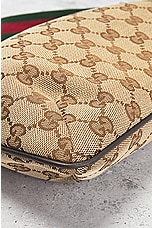 FWRD Renew Gucci GG Canvas Sherry Shoulder Bag in Beige, view 7, click to view large image.