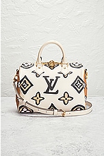 FWRD Renew Louis Vuitton Wild at Heart Speedy 25 Handbag in White, view 2, click to view large image.