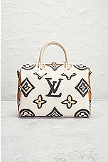FWRD Renew Louis Vuitton Wild at Heart Speedy 25 Handbag in White, view 3, click to view large image.