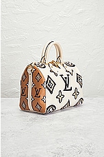 FWRD Renew Louis Vuitton Wild at Heart Speedy 25 Handbag in White, view 4, click to view large image.