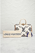 FWRD Renew Louis Vuitton Wild at Heart Speedy 25 Handbag in White, view 7, click to view large image.