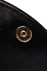 FWRD Renew Stella McCartney Medium Frayme Flap Shoulder Bag in Black, view 6, click to view large image.