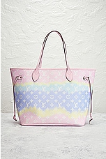 FWRD Renew Louis Vuitton Escale Neverfull MM Tote Bag in Multi, view 3, click to view large image.