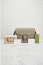 FWRD Renew Gucci GG Supreme Dionysus Shoulder Bag in Beige, view 10, click to view large image.