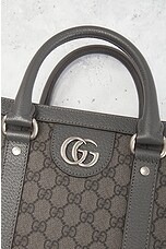 FWRD Renew Gucci GG Supreme Ophidia Tote Bag in Grey, view 5, click to view large image.