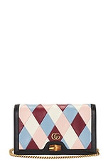 FWRD Renew Gucci Love Light Wallet On Chain Bag in Multi, view 1, click to view large image.