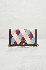 FWRD Renew Gucci Love Light Wallet On Chain Bag in Multi, view 2, click to view large image.