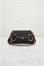 FWRD Renew Gucci Chain Shoulder Bag in Black, view 2, click to view large image.