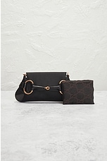 FWRD Renew Gucci Chain Shoulder Bag in Black, view 8, click to view large image.