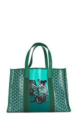 FWRD Renew Goyard Villette MM Tote Bag in Green, view 1, click to view large image.