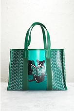 FWRD Renew Goyard Villette MM Tote Bag in Green, view 2, click to view large image.
