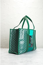 FWRD Renew Goyard Villette MM Tote Bag in Green, view 4, click to view large image.
