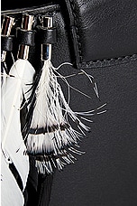 FWRD Renew Louis Vuitton Capucines Feather Handbag in Black, view 8, click to view large image.
