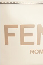 FWRD Renew Fendi Sunshine 2 Way Tote Bag in Ivory, view 5, click to view large image.