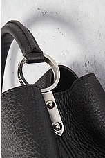 FWRD Renew Louis Vuitton Capucines BB Handbag in Black, view 8, click to view large image.