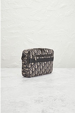 FWRD Renew Dior Oblique Safari Shoulder Bag in Black, view 4, click to view large image.