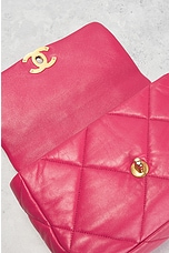 FWRD Renew Chanel Quilted 2 Way Chain Flap Shoulder Bag in Red, view 6, click to view large image.