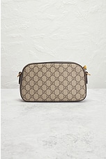 FWRD Renew Gucci GG Supreme Neo Vintage Shoulder Bag in Beige, view 3, click to view large image.