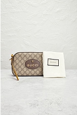 FWRD Renew Gucci GG Supreme Neo Vintage Shoulder Bag in Beige, view 7, click to view large image.
