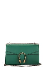 FWRD Renew Gucci Dionysus Shoulder Bag in Dark Green, view 1, click to view large image.