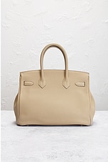 FWRD Renew Hermes Togo Birkin 30 Handbag in Trench, view 3, click to view large image.