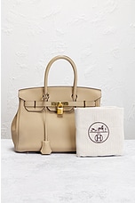 FWRD Renew Hermes Togo Birkin 30 Handbag in Trench, view 8, click to view large image.