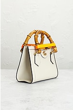 FWRD Renew Gucci Diana Bamboo 2 Way Handbag in Ivory, view 4, click to view large image.