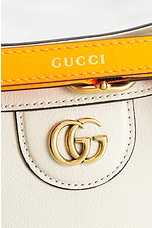 FWRD Renew Gucci Diana Bamboo 2 Way Handbag in Ivory, view 6, click to view large image.