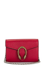 FWRD Renew Gucci Dionysus Shoulder Bag in Red, view 1, click to view large image.