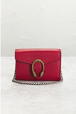 FWRD Renew Gucci Dionysus Shoulder Bag in Red, view 2, click to view large image.