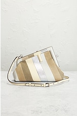 FWRD Renew Fendi First 2 Way Shoulder Bag in Silver, view 2, click to view large image.