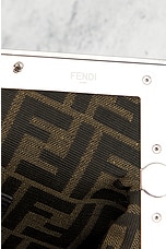 FWRD Renew Fendi First 2 Way Shoulder Bag in Silver, view 5, click to view large image.